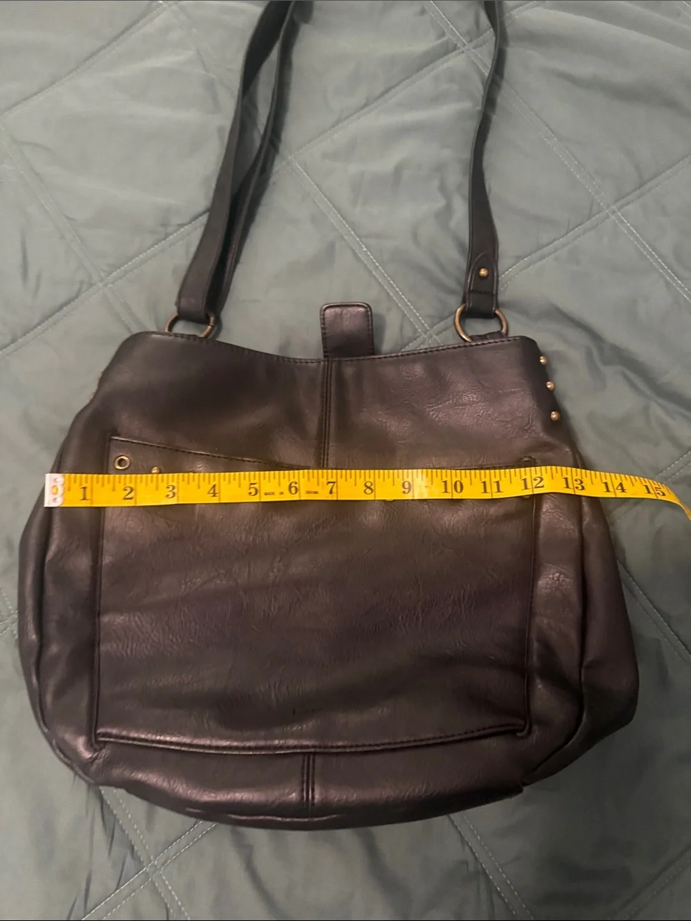 b.o.c by born leather black boho purse bag